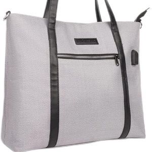 Chargella Large Tote Bag Shoulder Handbag for Business Office Work Teach